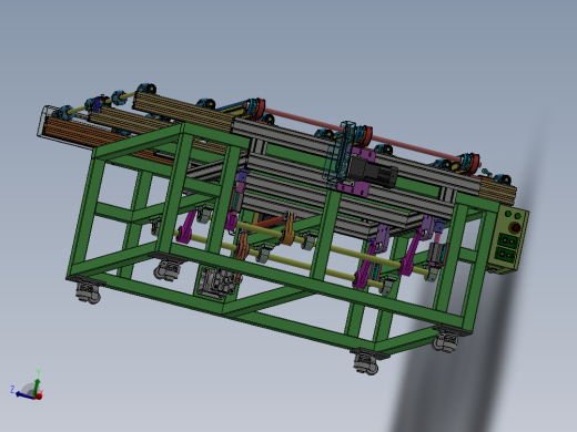 顶升换向输送线sw16可编辑