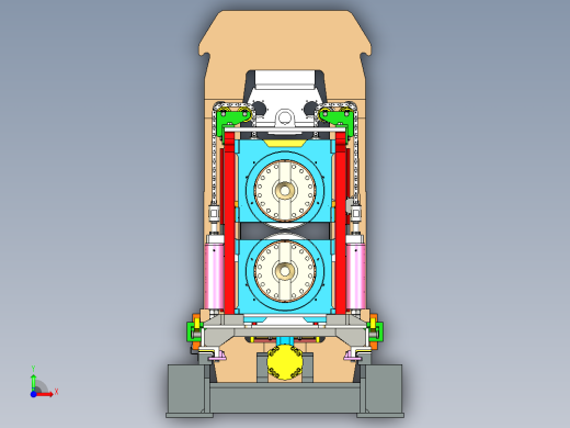 棒料层压辊数模前视缩略图
