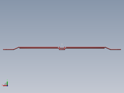 120 排气风扇网3D模型后视缩略图
