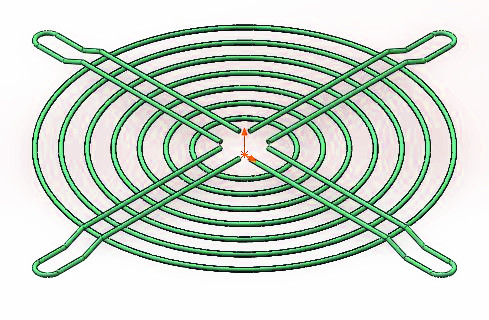 120 排气风扇网3D模型