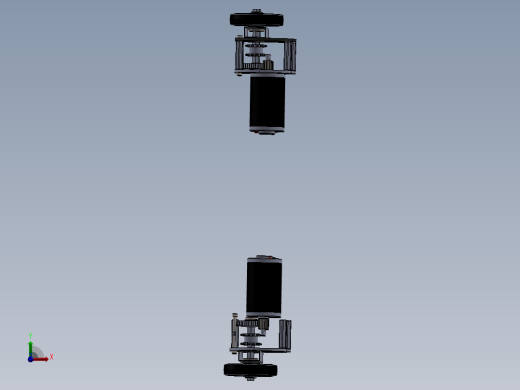 Cim Gear齿轮箱模型3D图纸 Solidworks设计前视缩略图