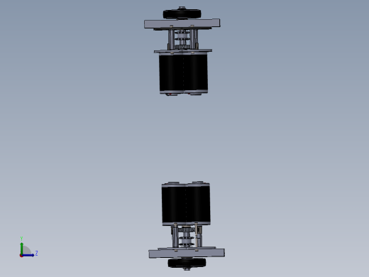 Cim Gear齿轮箱模型3D图纸 Solidworks设计左视缩略图