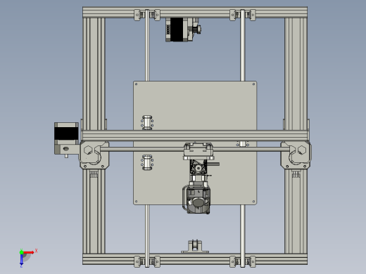 3D打印机模型3D俯视缩略图