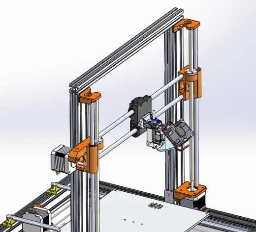 3D打印机模型3D缩略图
