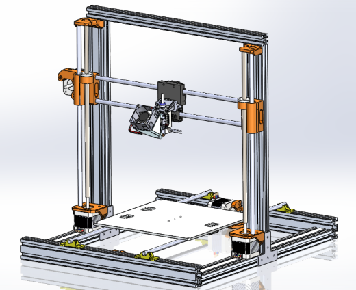 3D打印机模型3D缩略图