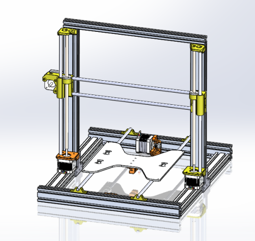 3D打印机模型3D缩略图