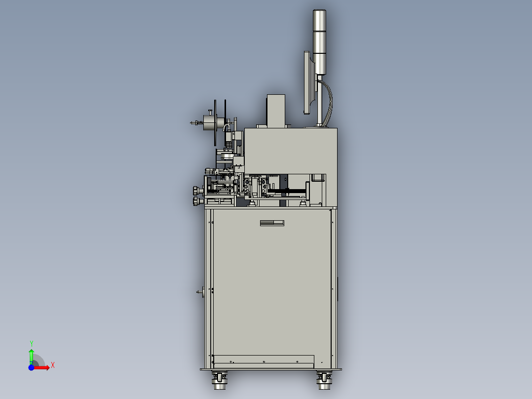 在线包装检测设备前视图