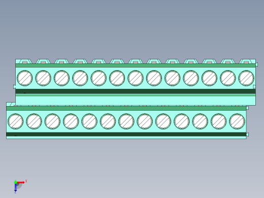 DEGSON DG500 系列 5.05.087.62mm 接线端子-DG500B-5.08-26P-14-00AH俯视缩略图