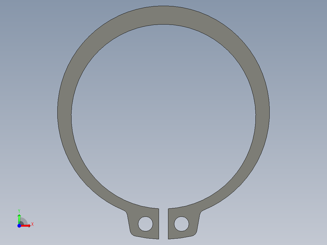 萬向滾珠配件20(A)-3D多系列多零件图纸模型前视图
