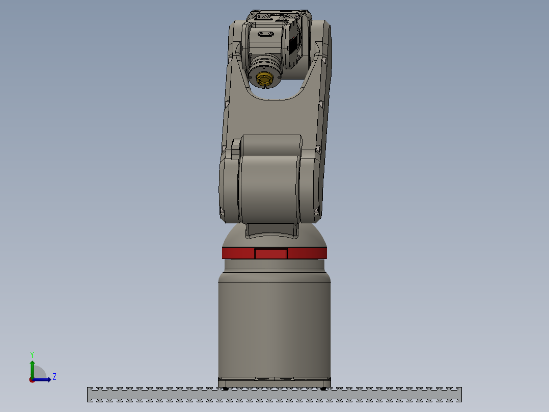 安川 MH5L六轴机械臂左视图