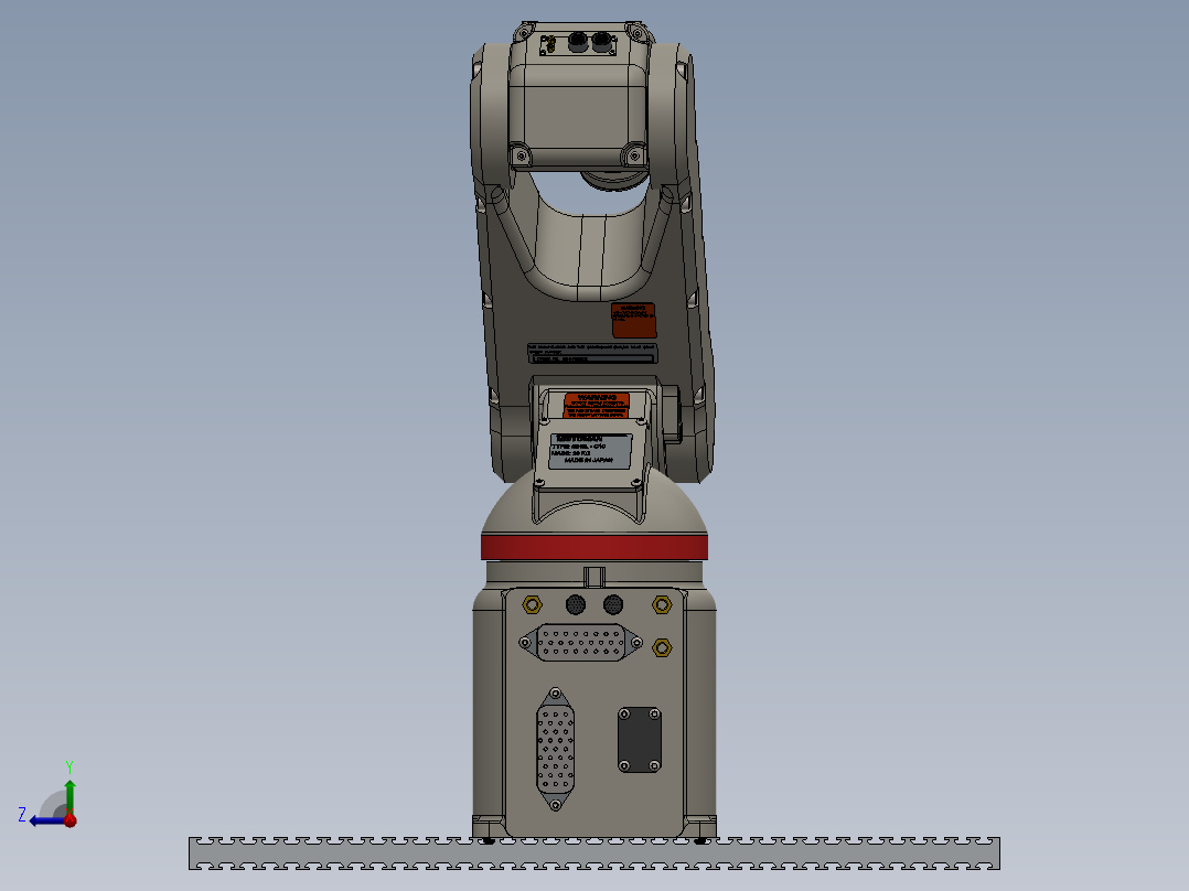 安川 MH5L六轴机械臂右视图
