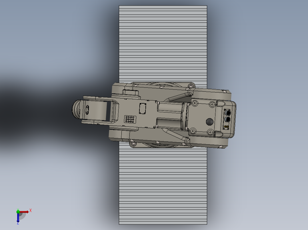 安川 MH5L六轴机械臂俯视图