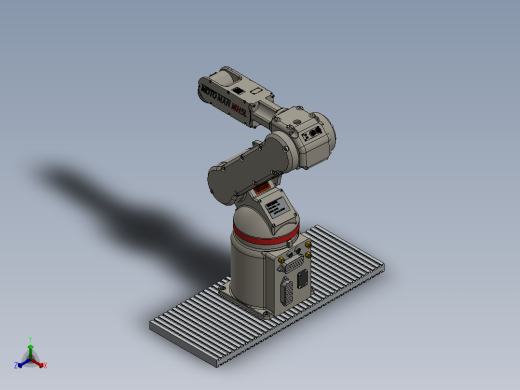 安川 MH5L六轴机械臂正等轴测缩略图