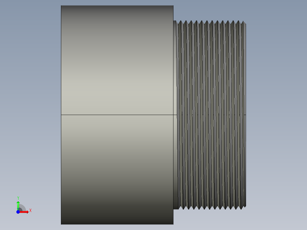 船舶管路系统SeaCor_MaleAdapter_SxMPT_37J136040_4in前视图
