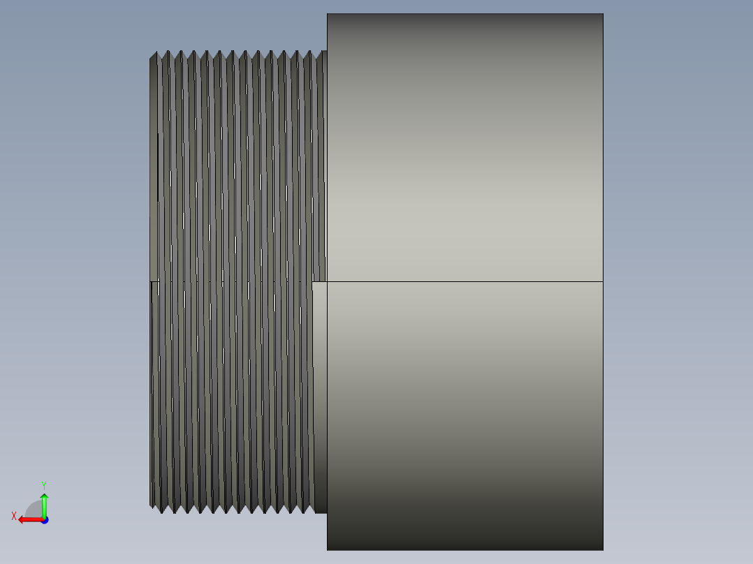 船舶管路系统SeaCor_MaleAdapter_SxMPT_37J136040_4in后视图