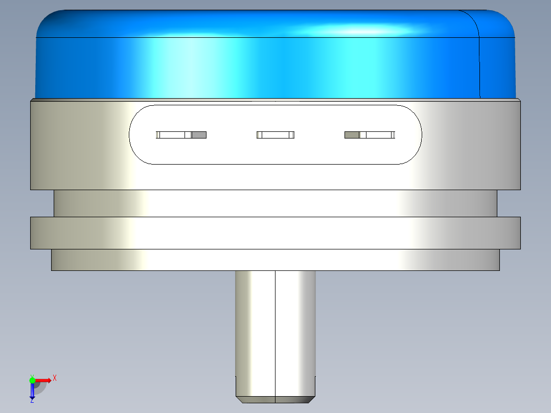 NOVOTECHNIK角度位移传感器P-4500 系列俯视图