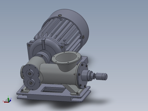 齿轮泥浆泵的全套零件图 毕设