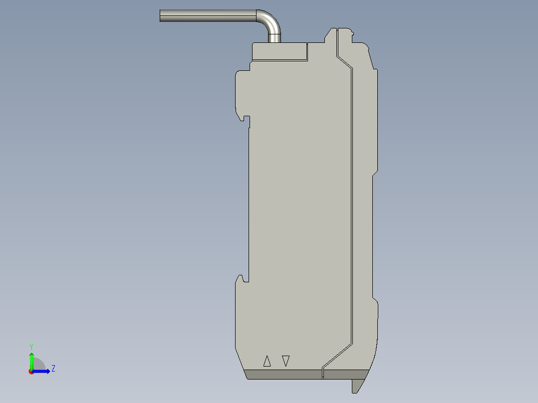 基恩士FS-V30_V32(P)_V34(P)_kc图纸模型左视图
