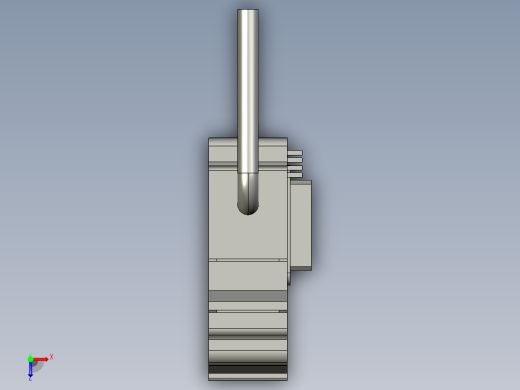基恩士FS-V30_V32(P)_V34(P)_kc图纸模型俯视缩略图