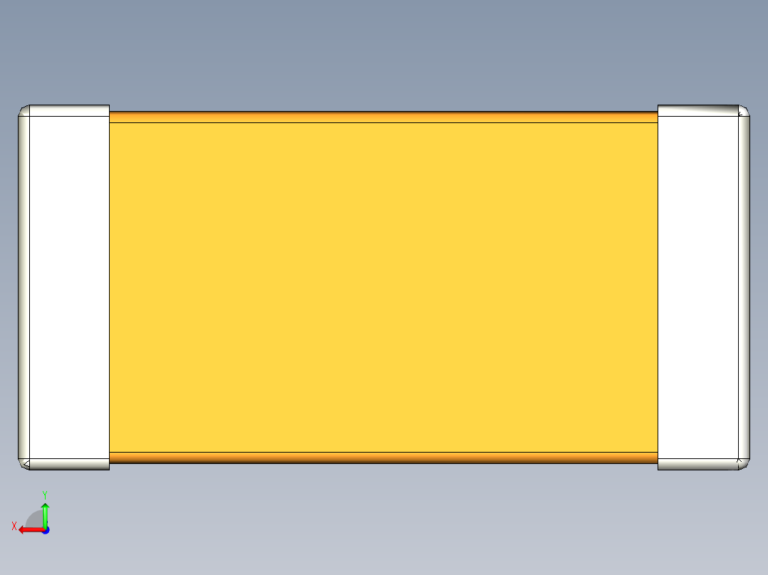 元器件3D封装C0603_06025后视图