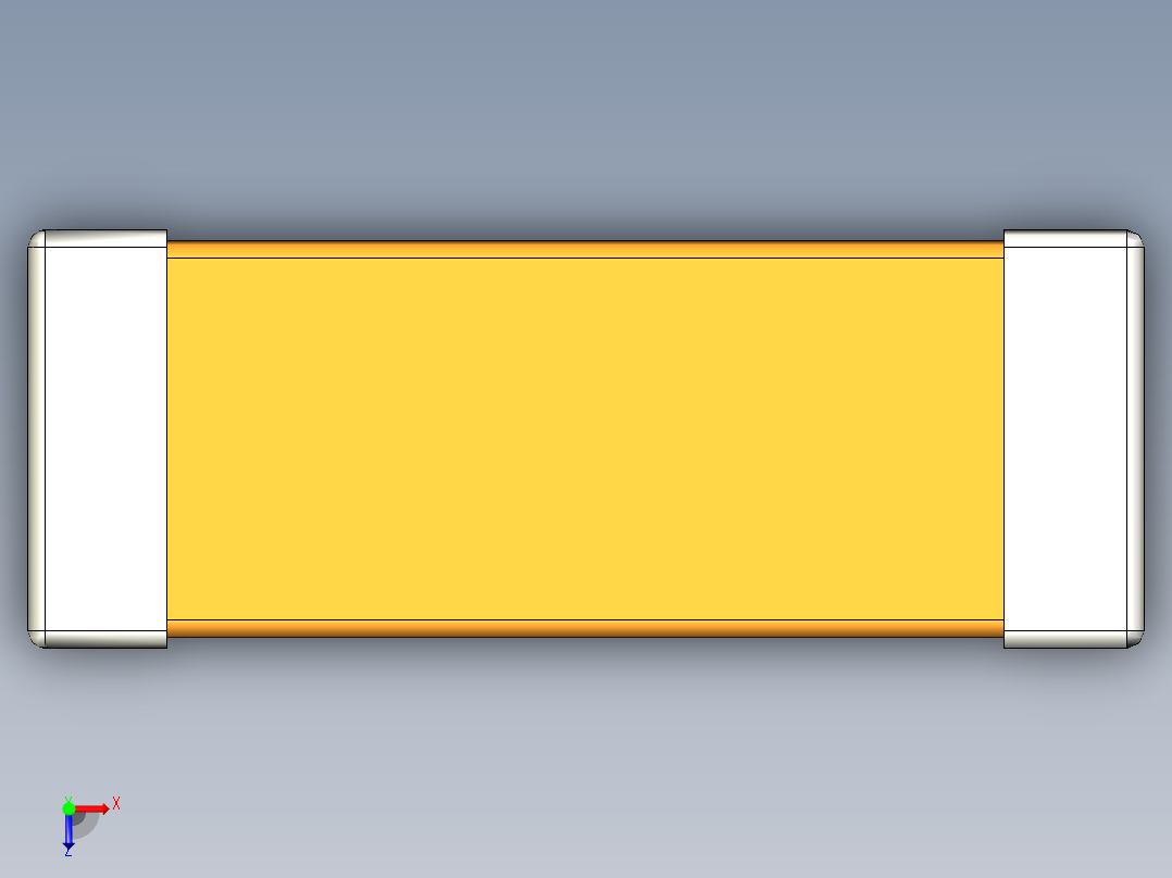 元器件3D封装C0603_06025俯视图