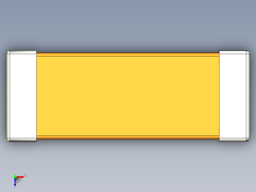 元器件3D封装C0603_06025俯视缩略图