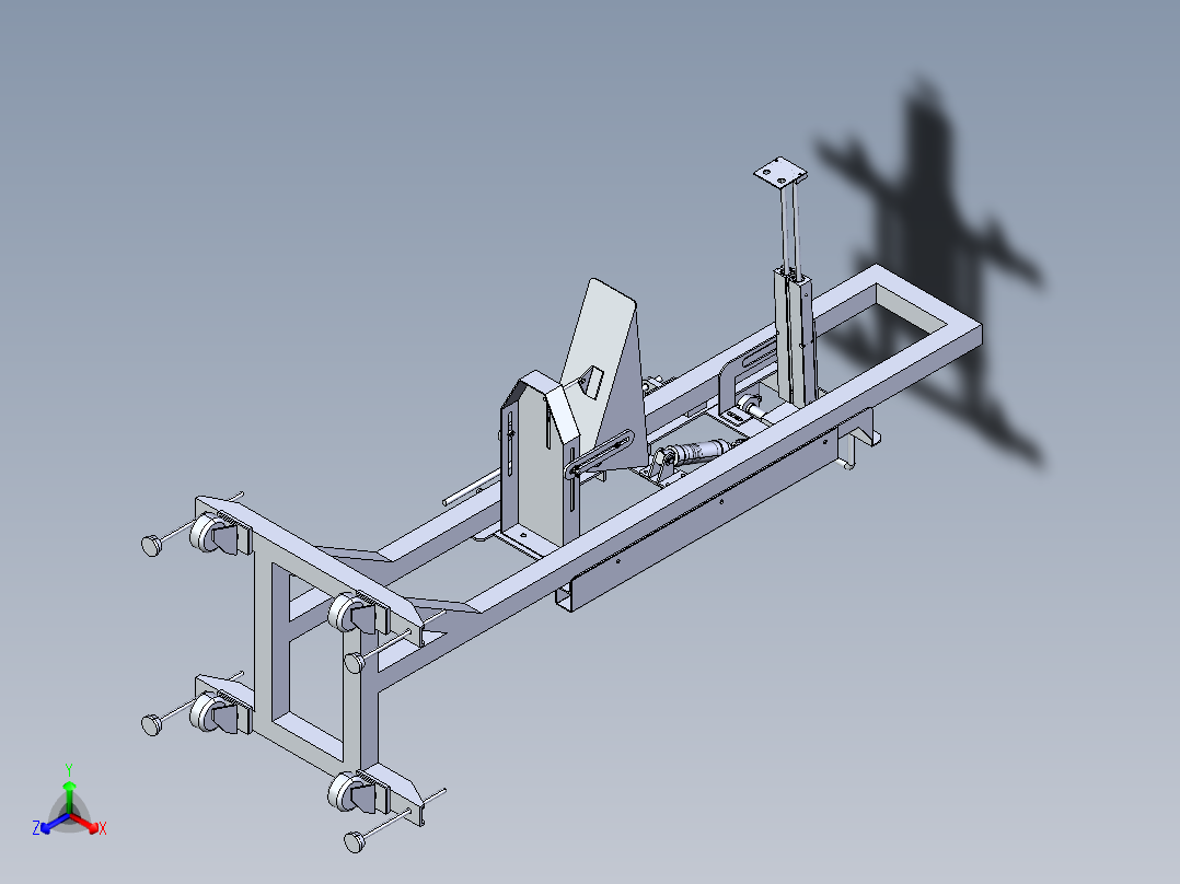 74标签机正等轴测图