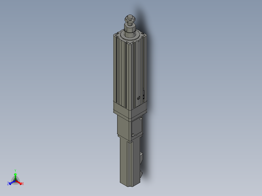 12VZ电动缸-VZ5-S50-BC主视图