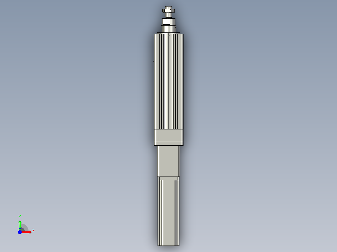 12VZ电动缸-VZ5-S50-BC前视图