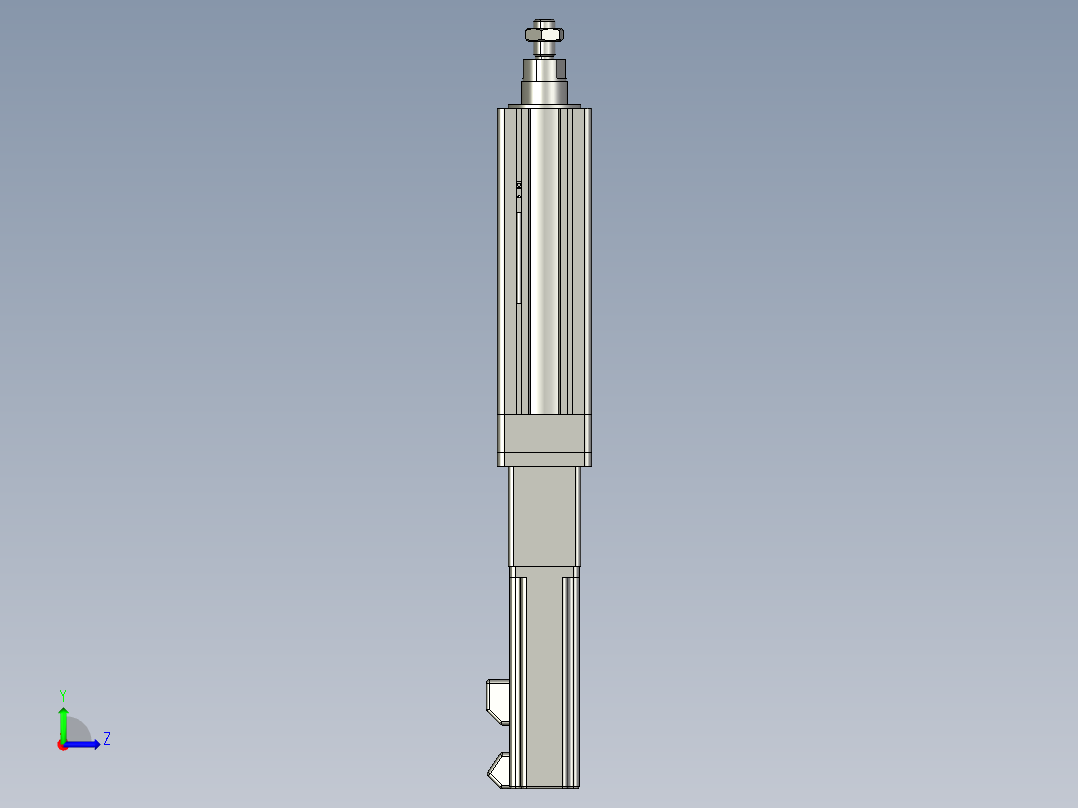 12VZ电动缸-VZ5-S50-BC左视图
