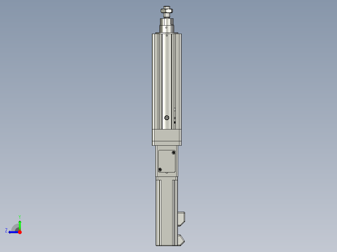 12VZ电动缸-VZ5-S50-BC右视图