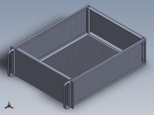 4U通风外壳VCD-7H-22D正等轴测缩略图
