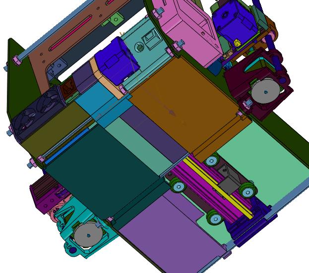 近端手提高精度三维打印机