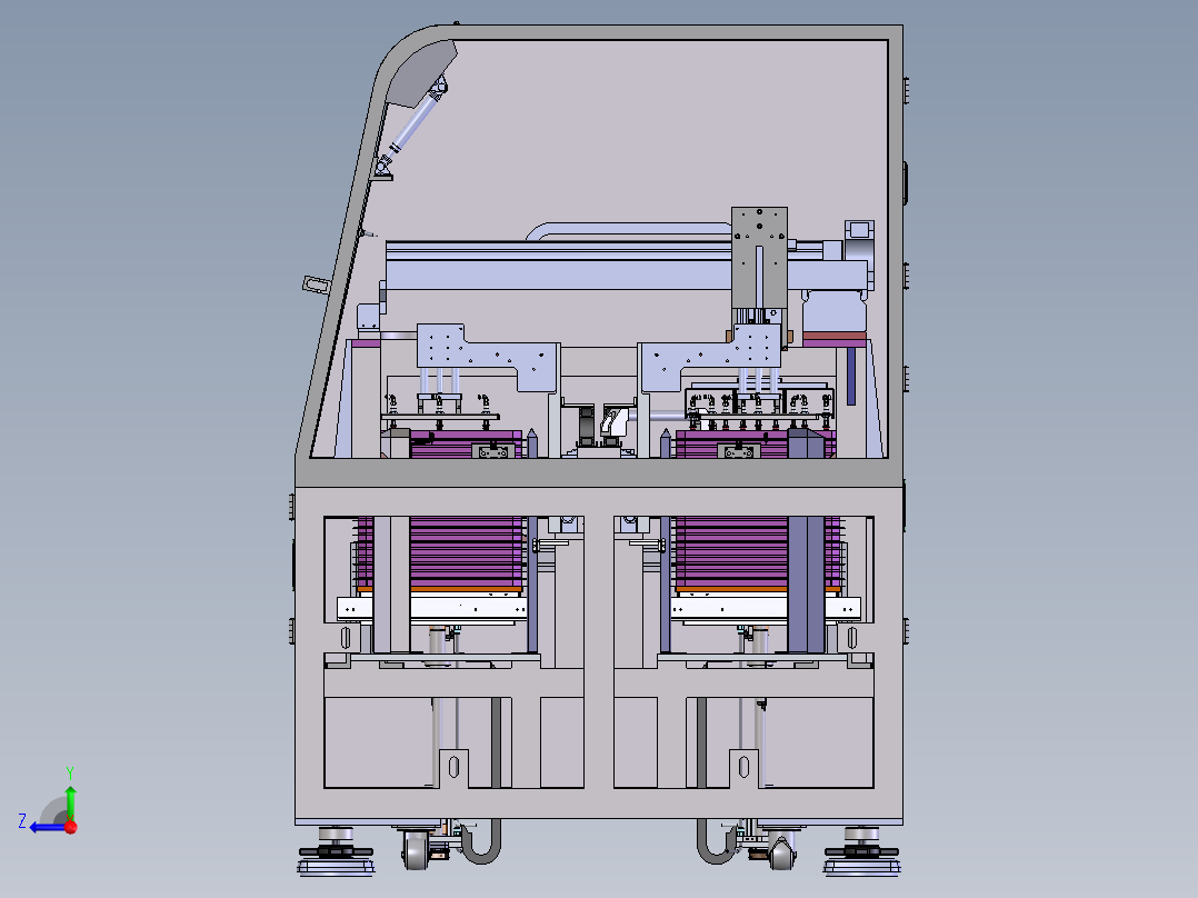TARY盘上料机右视图