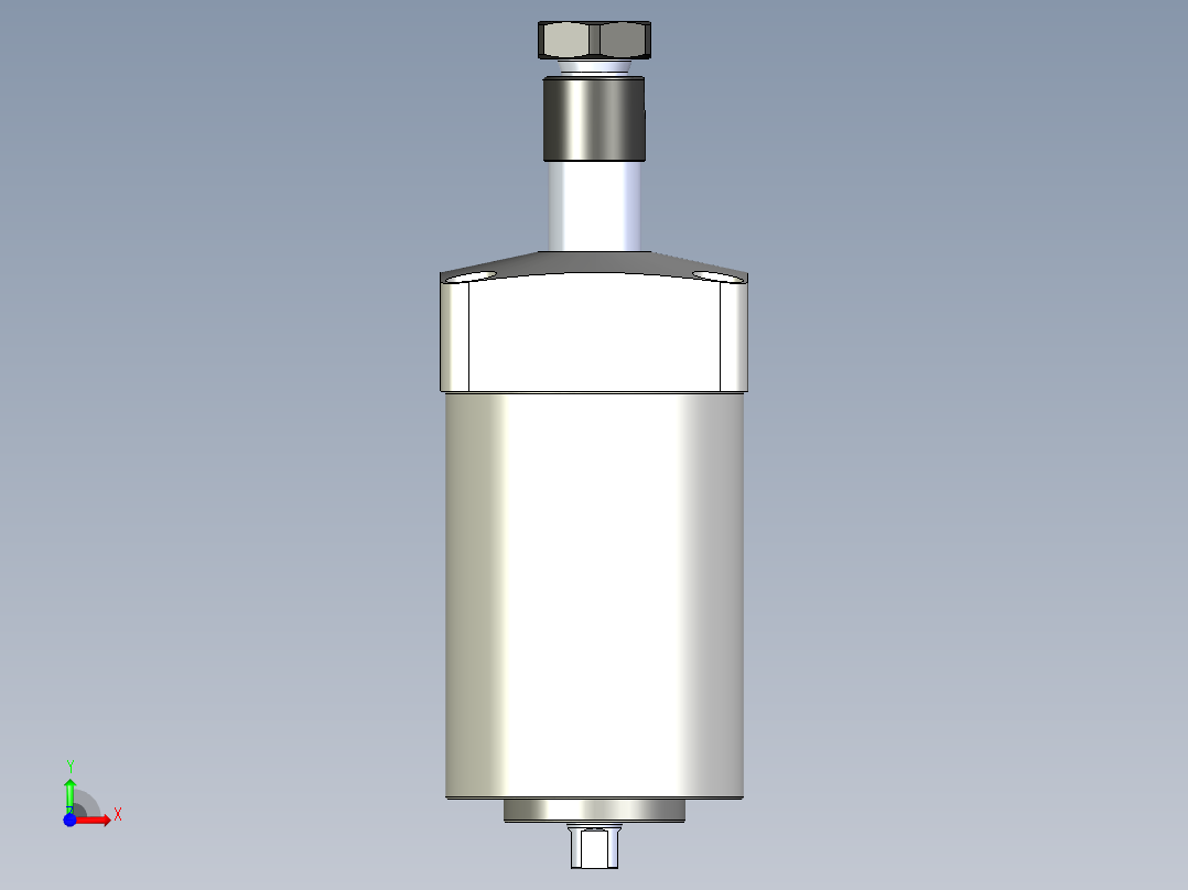 KOSMEKWHE2500-2ALD多系列多零件图纸模型前视图