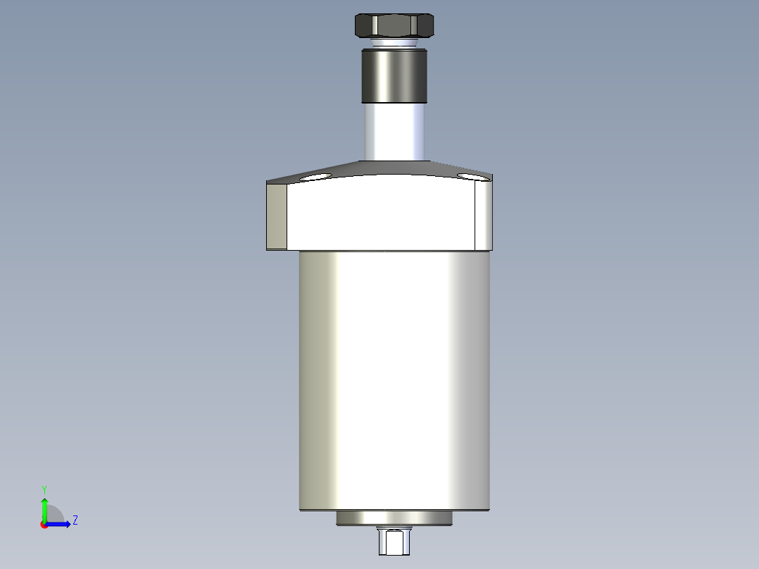 KOSMEKWHE2500-2ALD多系列多零件图纸模型左视图