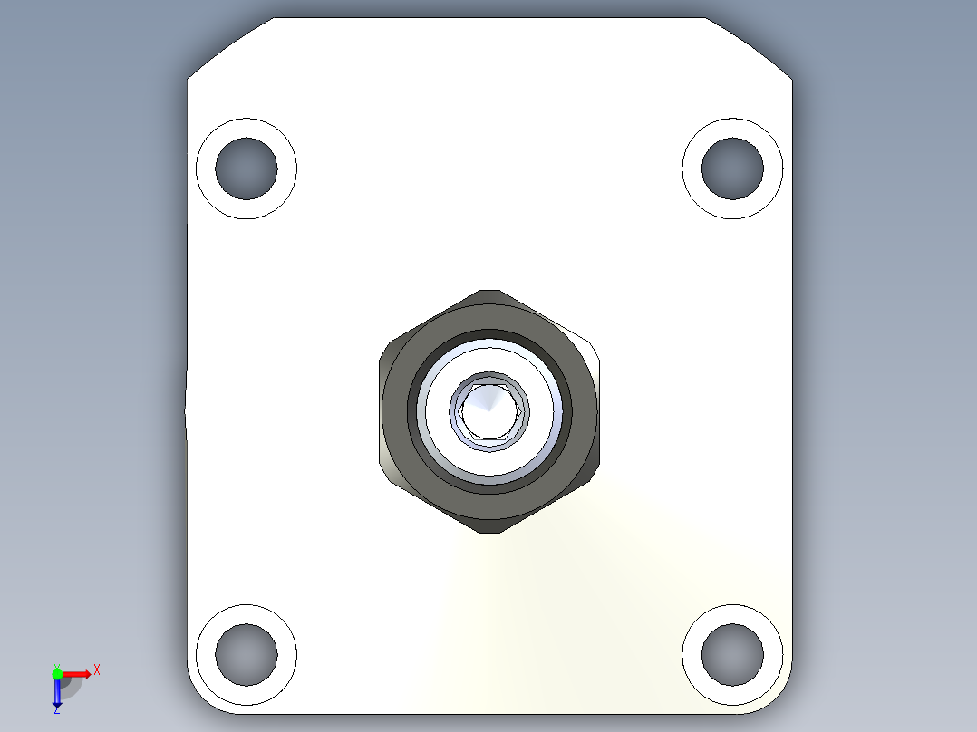 KOSMEKWHE2500-2ALD多系列多零件图纸模型俯视图