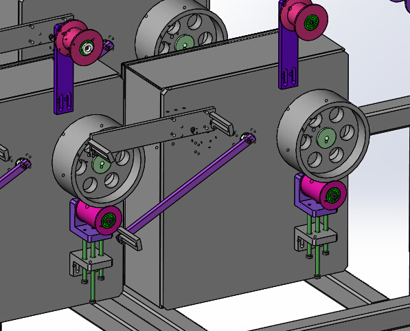 骨架导开机（sw18可编辑+cad+bom）