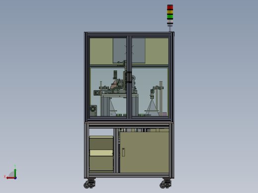 汽车大盖焊线检测4工位转盘sw20可编辑后视缩略图