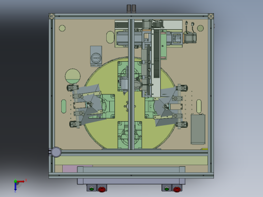 汽车大盖焊线检测4工位转盘sw20可编辑俯视缩略图