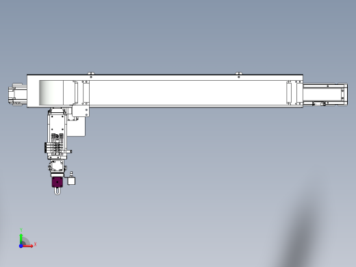 紧凑四轴运动平台sw21可编辑前视缩略图