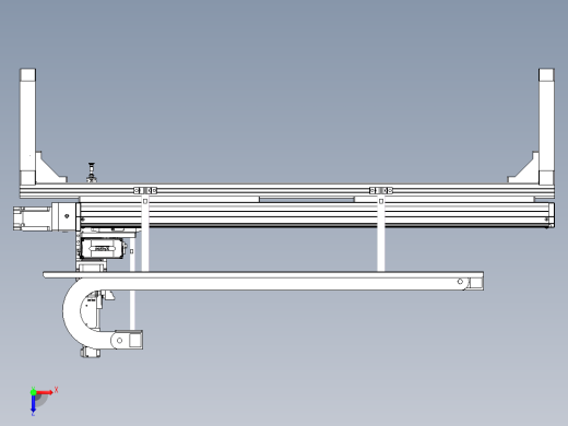 紧凑四轴运动平台sw21可编辑俯视缩略图