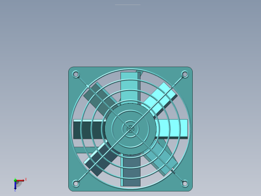 风扇~R1238L24BPLB-7~泰润斯-WCQ俯视缩略图