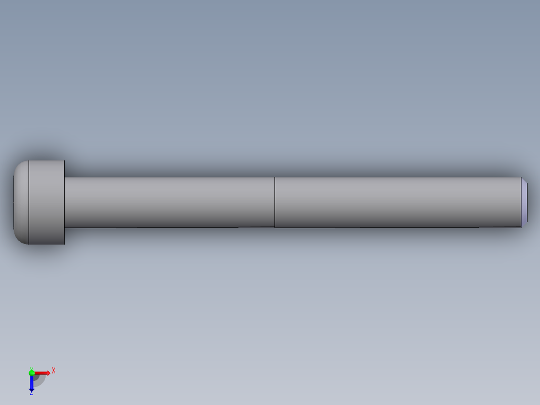 内六角圆柱头螺钉  M6×55俯视图
