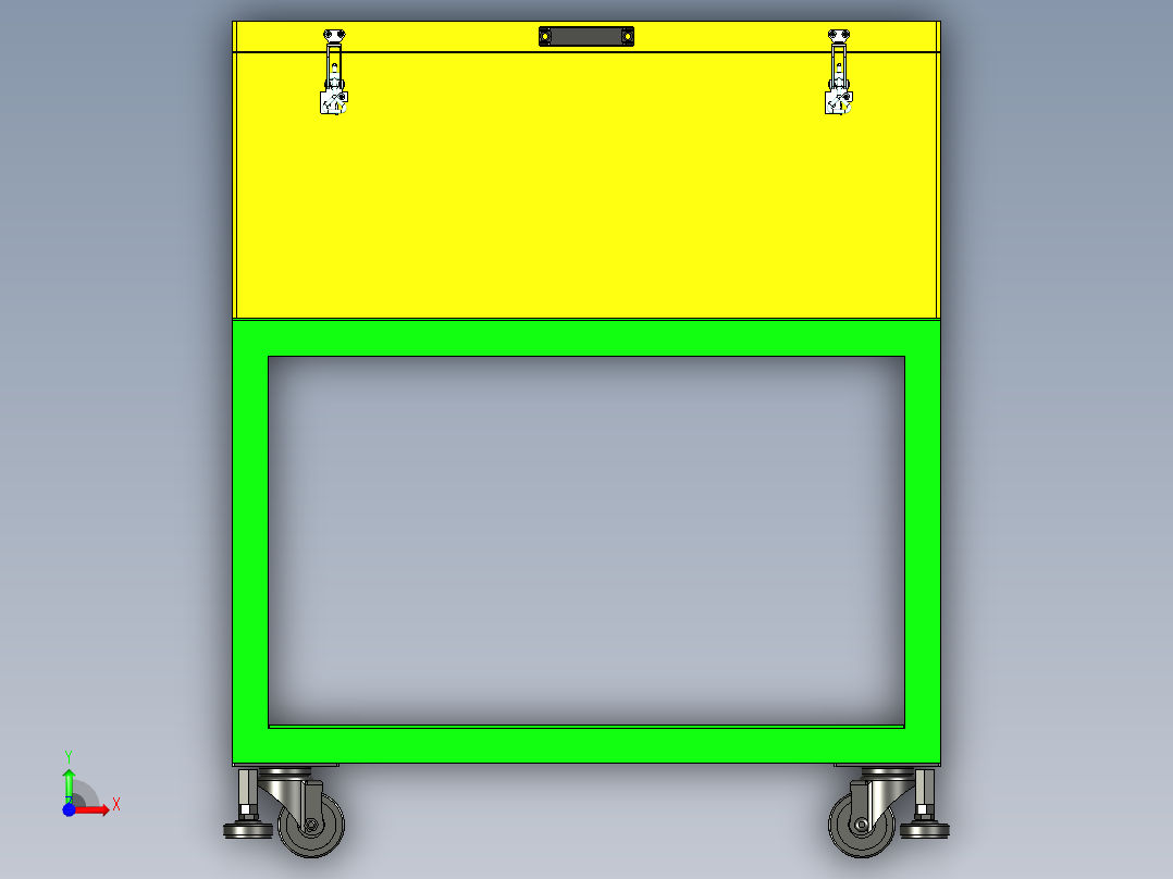 转运保险箱前视图
