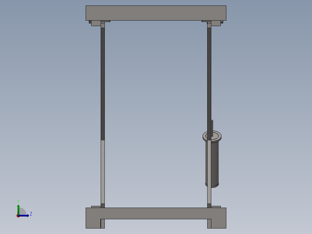 剪叉式升降机 、升降机(2)左视图