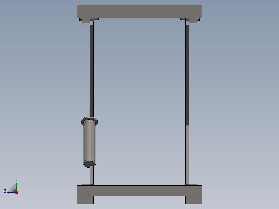 剪叉式升降机 、升降机(2)右视图