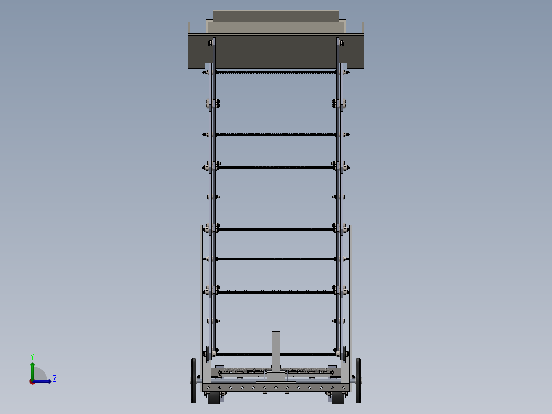 剪叉式升降机 、升降机(17)左视图