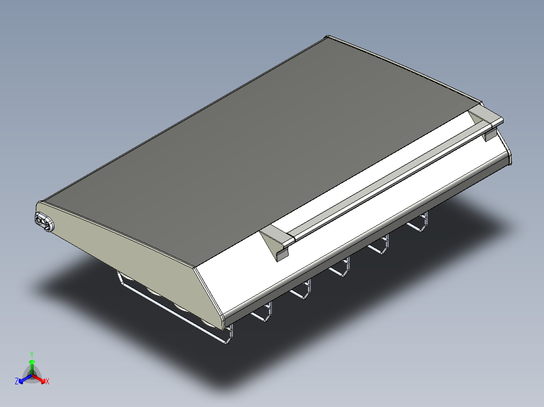 冰箱门正等轴测图