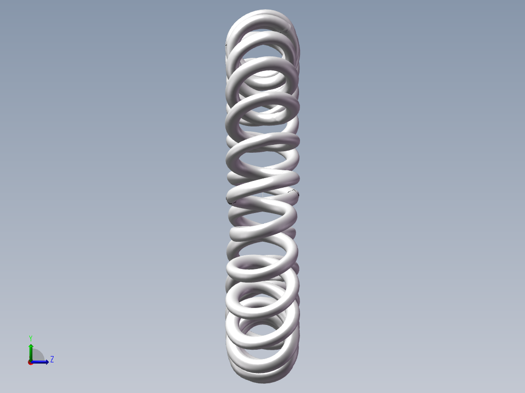 圆环弹簧左视图